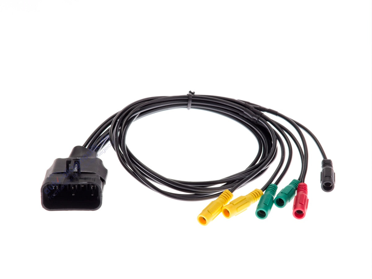 Bosch KTS Opel 10Pin Adapterkabel auf 6 Bananenstecker Neu.