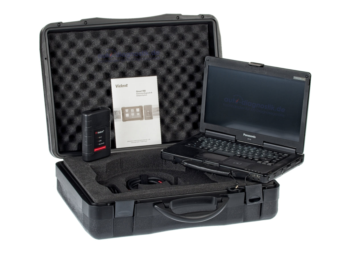 Professional Toughbook CF-53 diagnostic device for cars and trucks. All manufacturers built in 2023