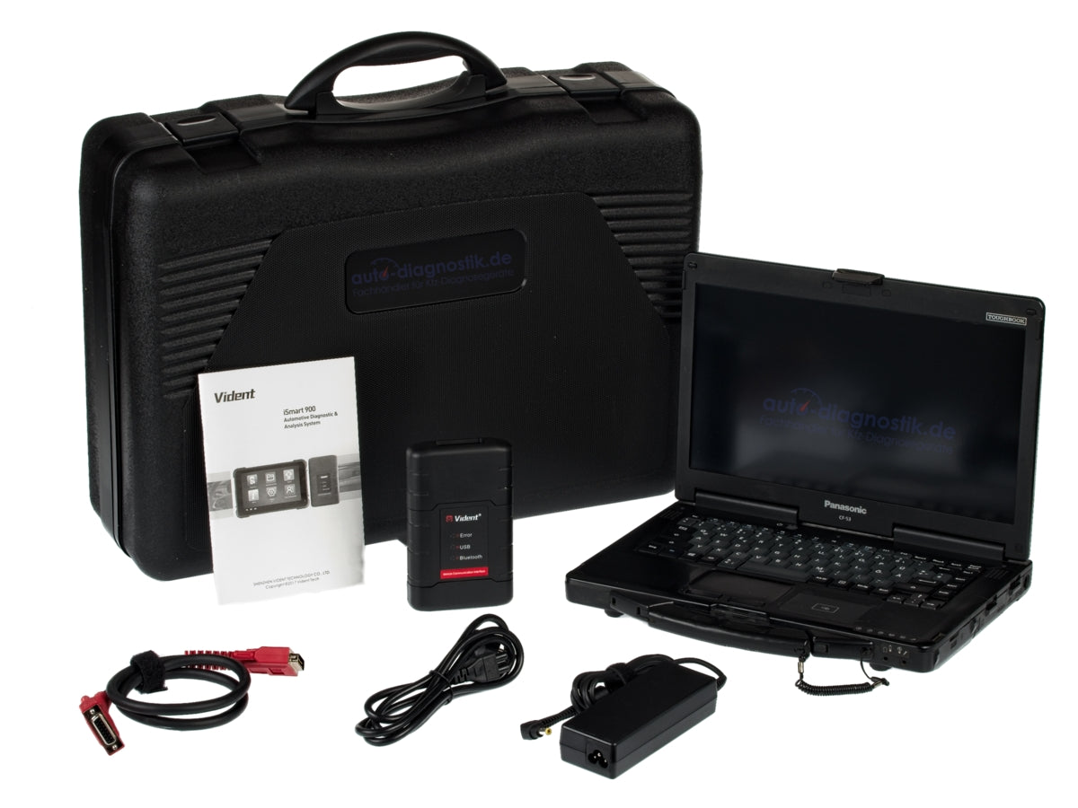 Professional diagnostic device CF-53 for cars, trucks and CNH vehicles - built in 2023