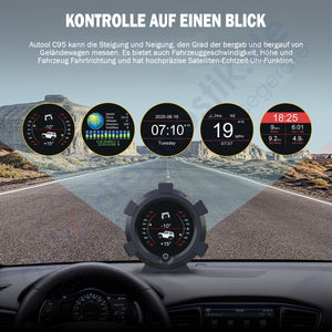 AUTOOL X95 GPS Ortungsgerät Koordinaten, Neigungs- und Gefällen Anzeiger