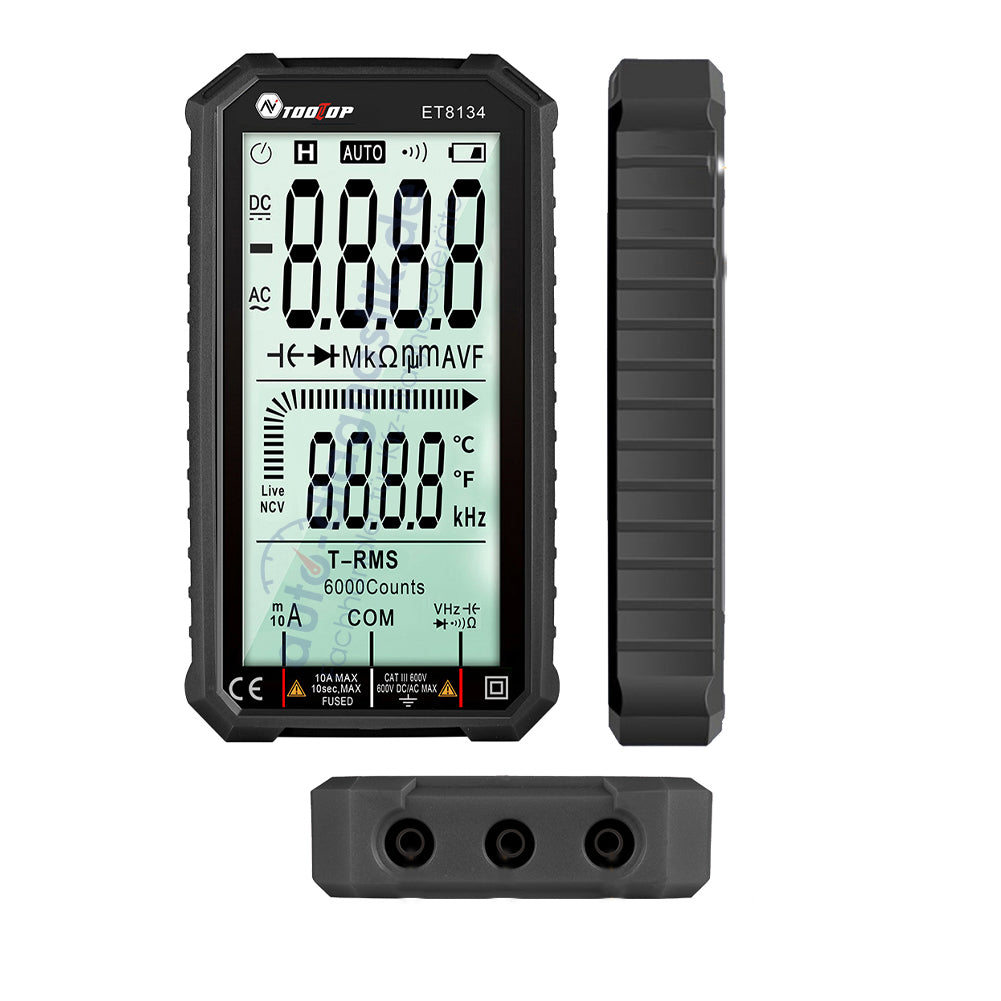 ET8134 4,7-Zoll-LCD-Multimeter Digital DC/AC Messgerät Strommessung Voltmessung Amperemessung