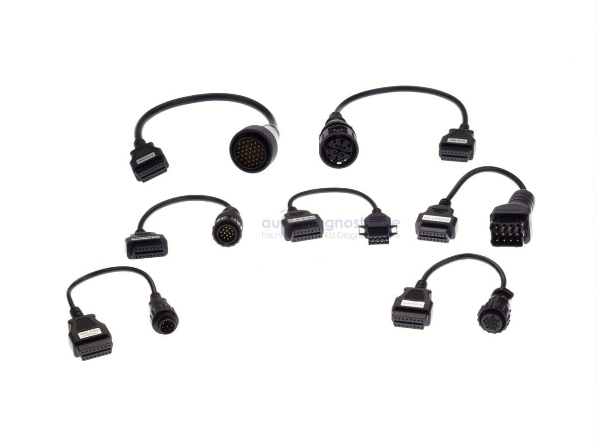 Diagnostic plug truck cable set for MAN, Wabco Trailer, Volvo, Renault, Scania, Sprinter