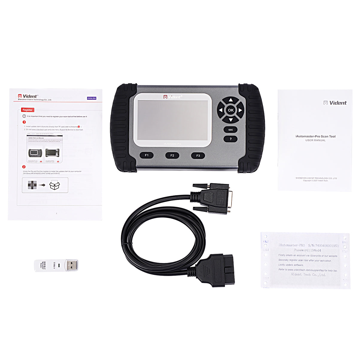 Vident iAutomaster Pro Professional Automotive Diagnostic Tool Free Updates