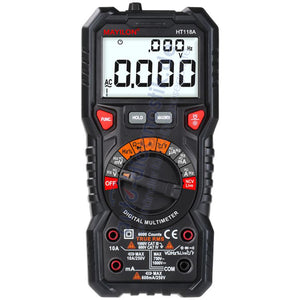 HT118A LCD-Multimeter Digital DC/AC Messgerät Strommessung Voltmessung Amperemes.