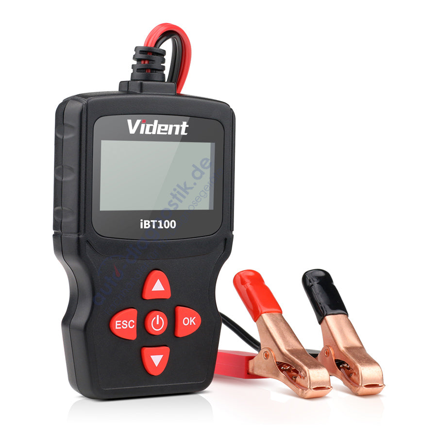 Vident iBT100 12V Kfz-Batterie Tester Autobatterie-Tester Analysator