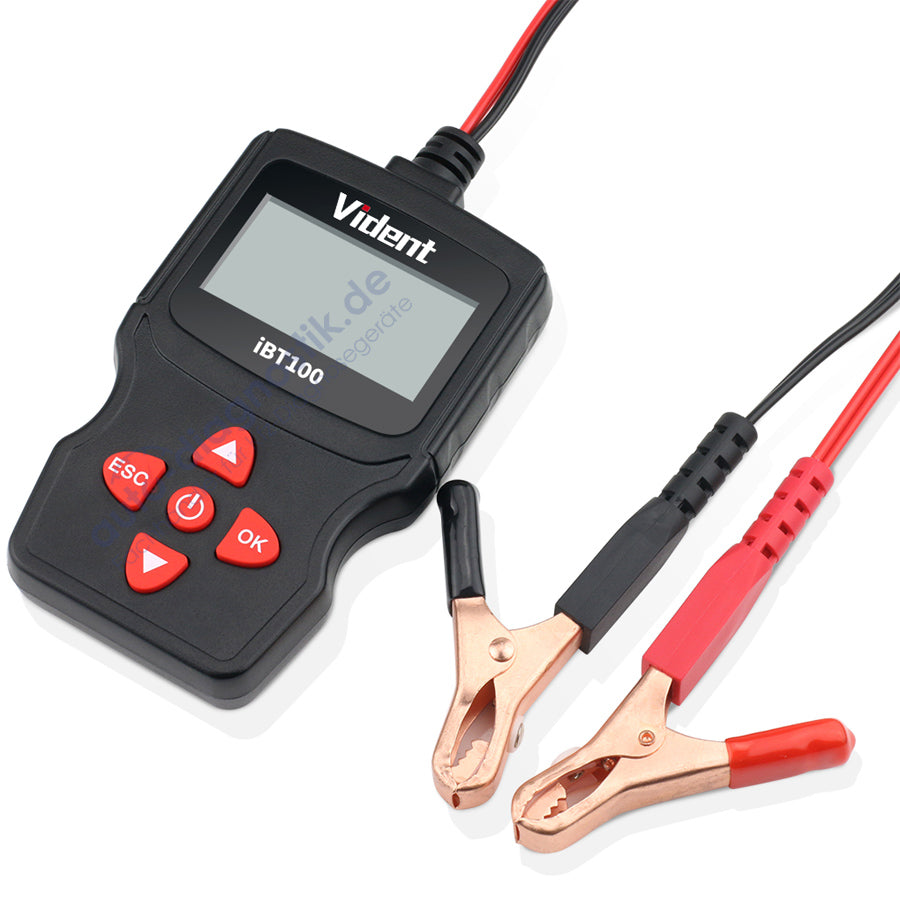 Vident iBT100 12V Kfz-Batterie Tester Autobatterie-Tester Analysator