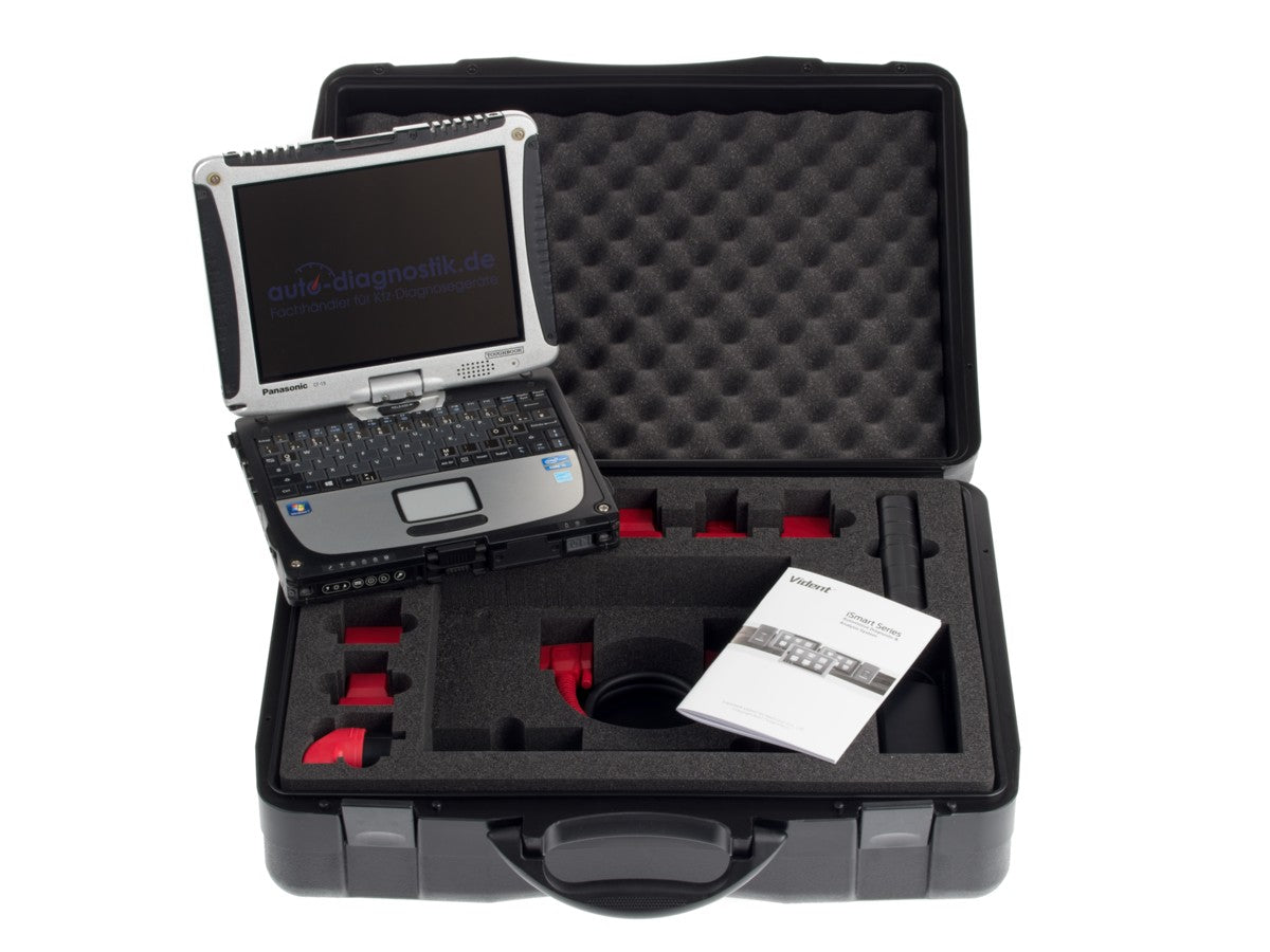 Professional diagnostic device CF-19 for cars, trucks and CNH vehicles - built in 2023