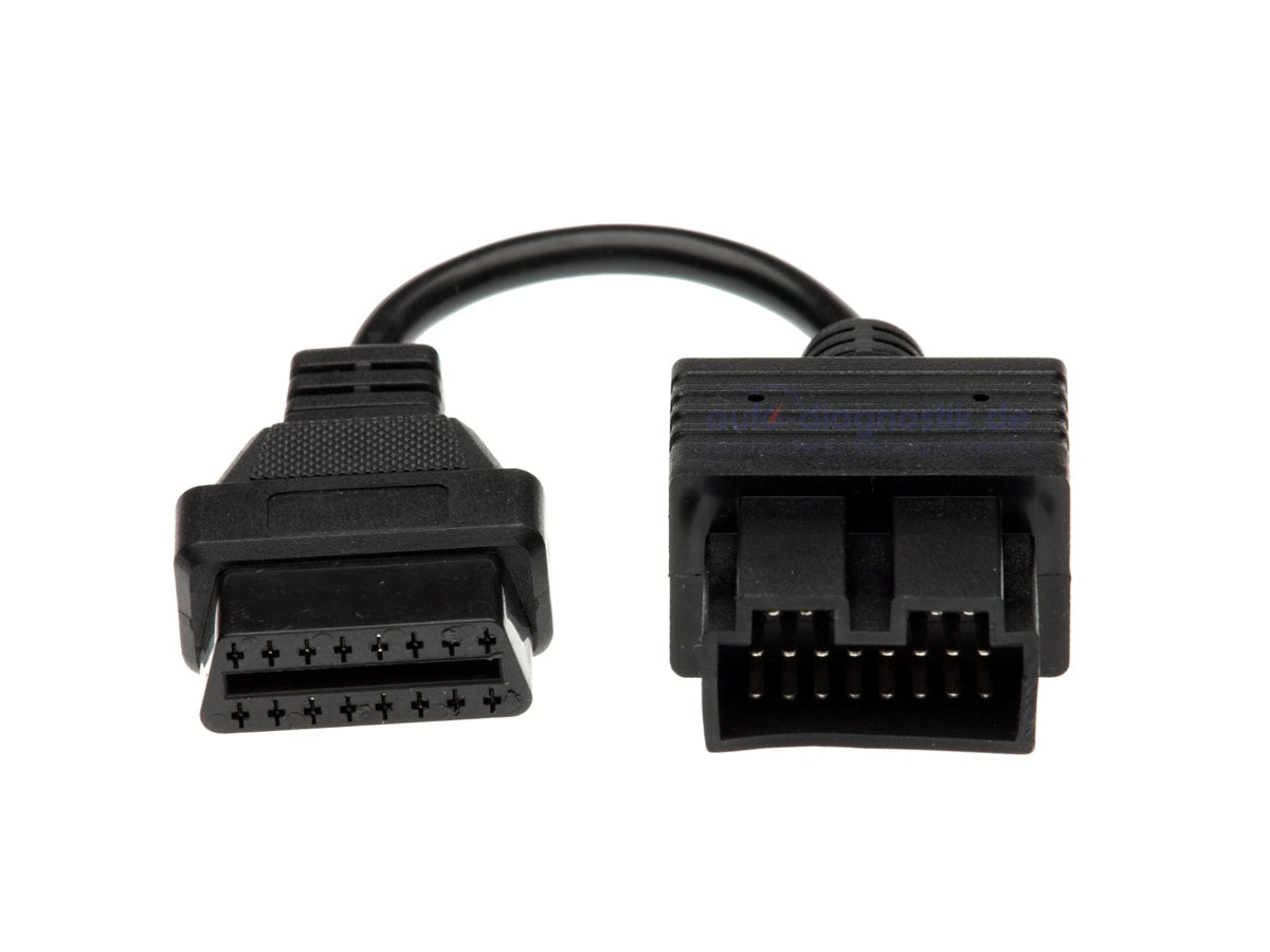 Kia 20Pin OBD1 adapter plug to 16Pin OBD2 diagnostics