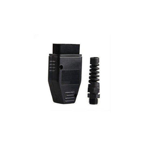 OBD2 Steckergehäuse 16 Pin in Schwarz mit Kabelverschraubung zum Selbstkonfektionieren